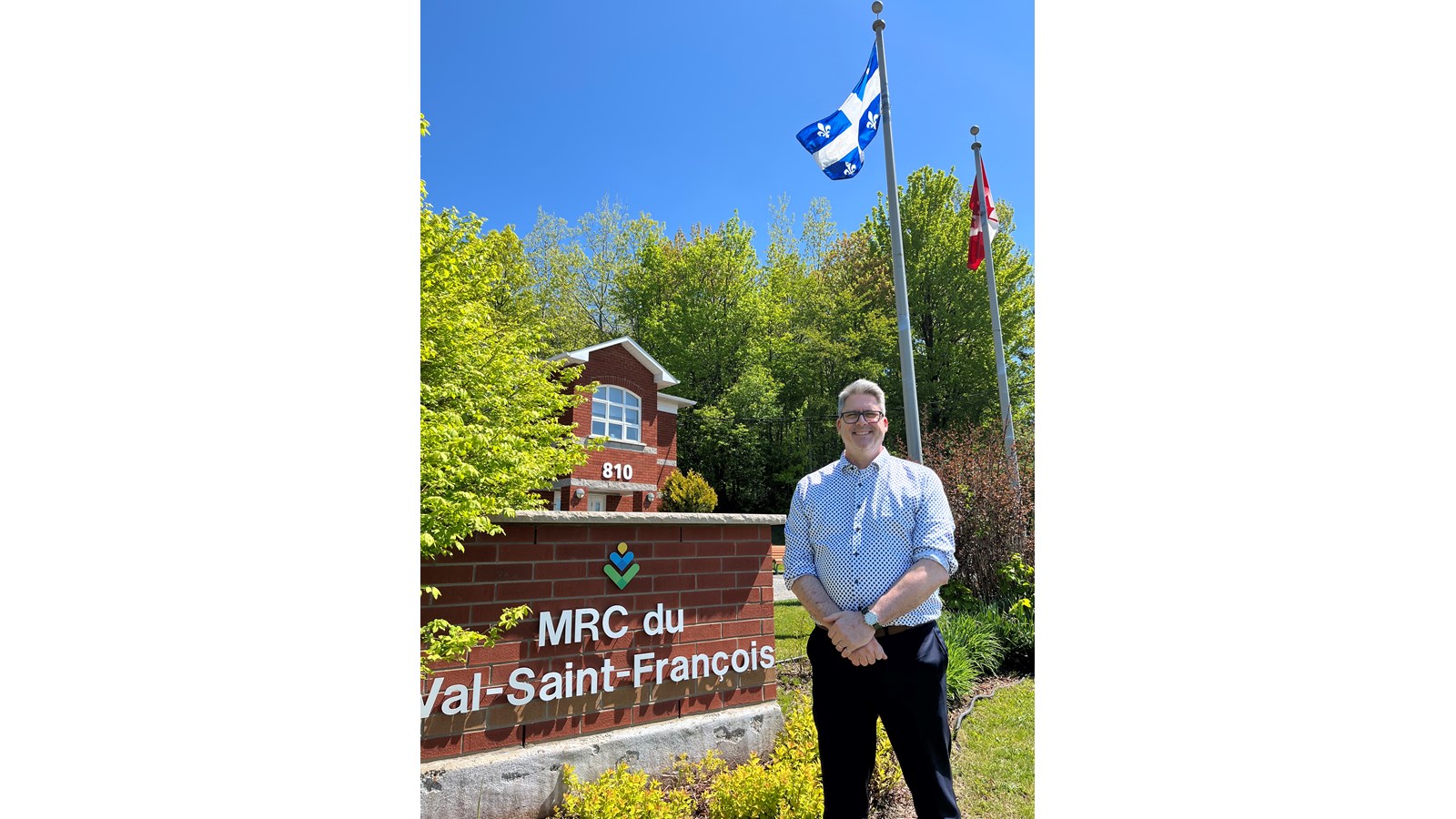 Martin Tremblay, nouveau directeur général de la MRC du Val-Saint-François
