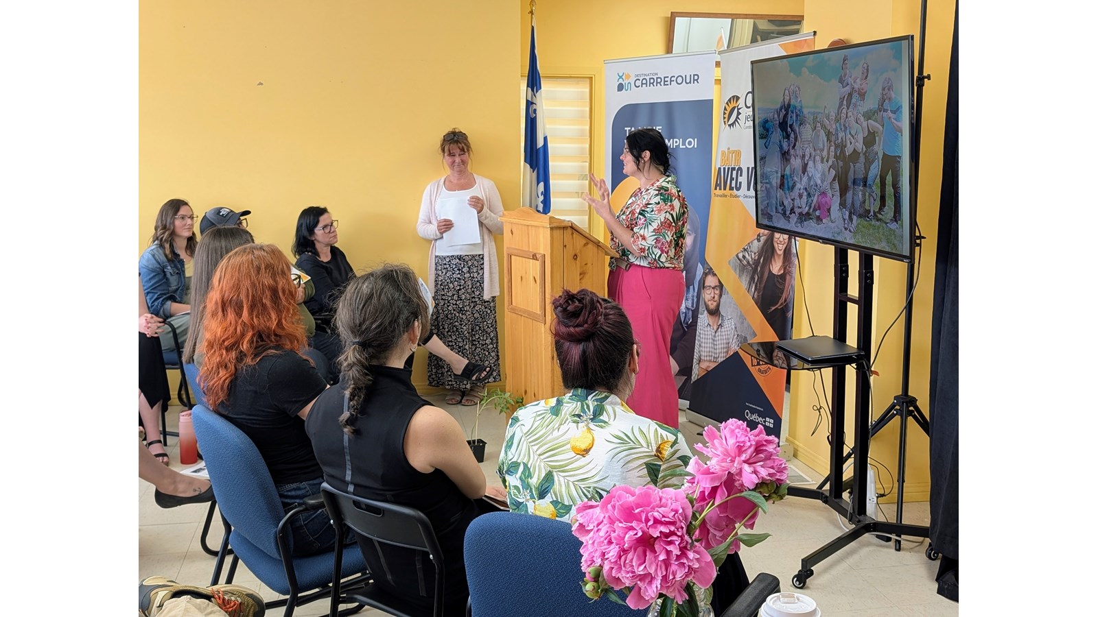 Réunit en assemblée générale annuelle le 11 juin dernier, les membres de la direction du Carrefour jeunesse-emploi des comtés de Richmond et Drummond–Bois-Francs ont annoncé un virage important au sein de l’organisation.