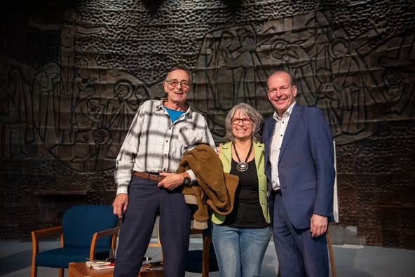 Robert Lalonde, Line Blouin avec André Bachand.