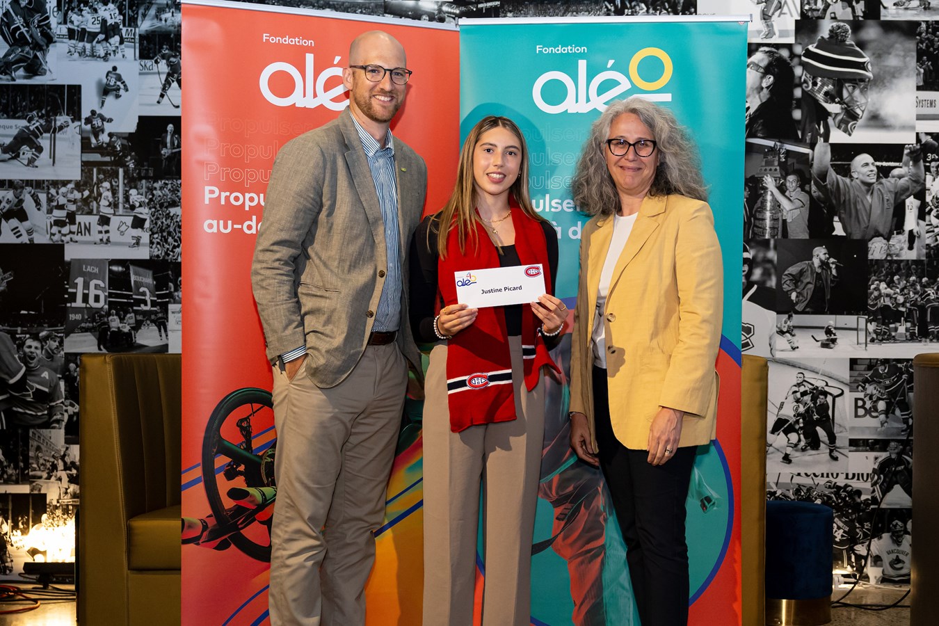 Justine Picard honorée par les Canadiens de Montréal