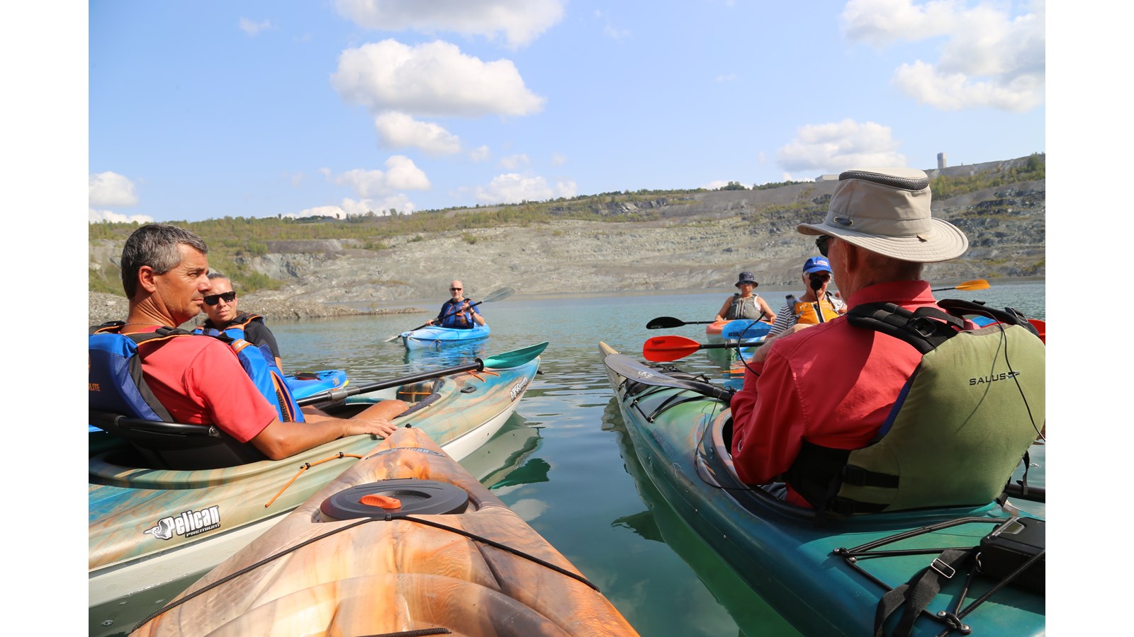 Une balade en kayak sur les eaux de l’ancienne mine Jeffrey