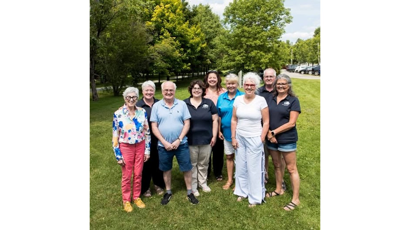 Membres du conseil d’administration du Symposium des arts de Danville 2025, sous la présidence de Mme Mélanie Gauthier (2e à partir de la gauche)