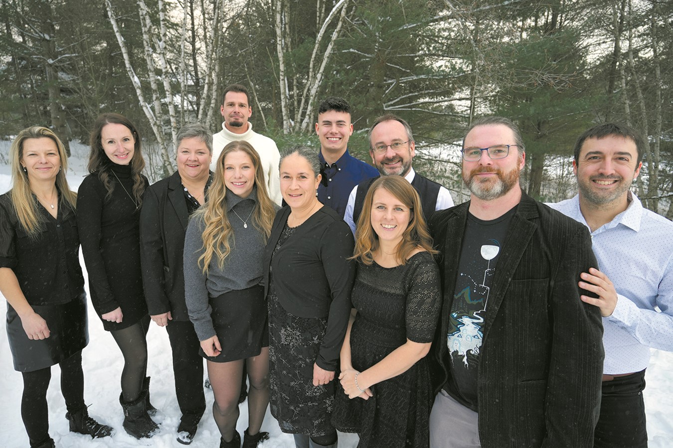 Le Comité citoyen du projet d’acquisition de l’ancien camp St-Pat’s à Stoke : Denis Pagé, Alexis Bilodeau, François-Michel Boisvert, Rémi Martin, Mélissa Théberge, Rosie Perreault, Liliane Gagnon, Kim Roseberry, Geneviève Hébert, Élizabeth Cloutier et Olivier Domingue.