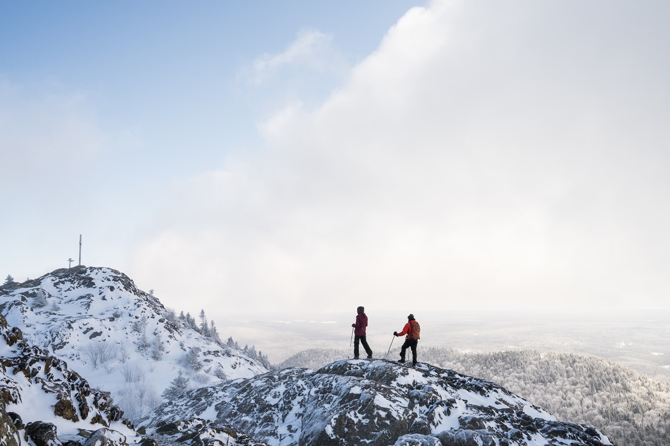 Bien que le Mont soit populaire l’été, l’équipe souhaite maintenant mettre en valeur les activités hivernales.