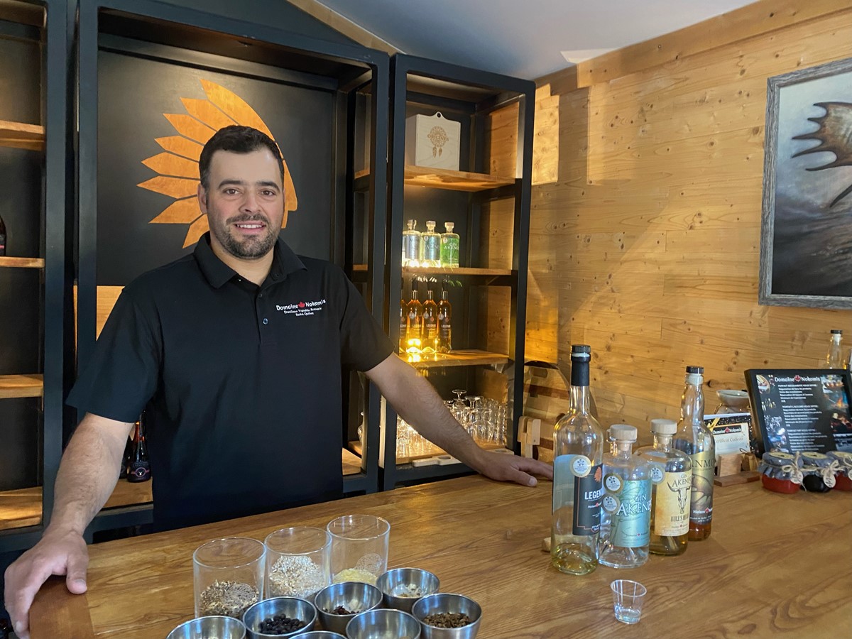 Sébastien L’Heureux, propriétaire du Domaine Nokomis.
