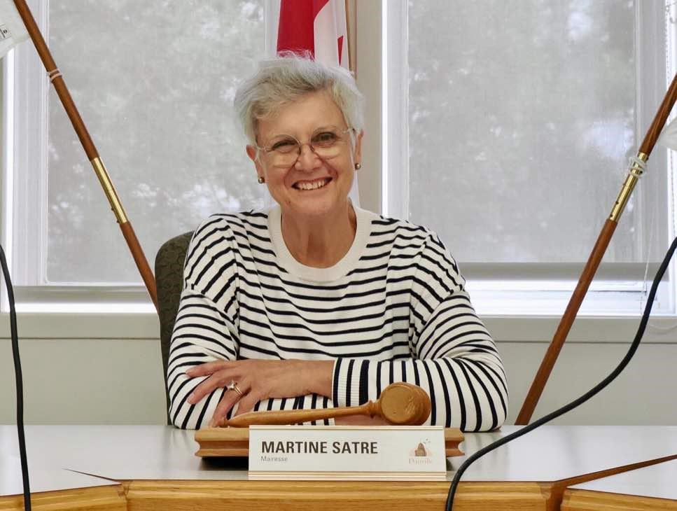 Martine Satre, mairesse de Danville.