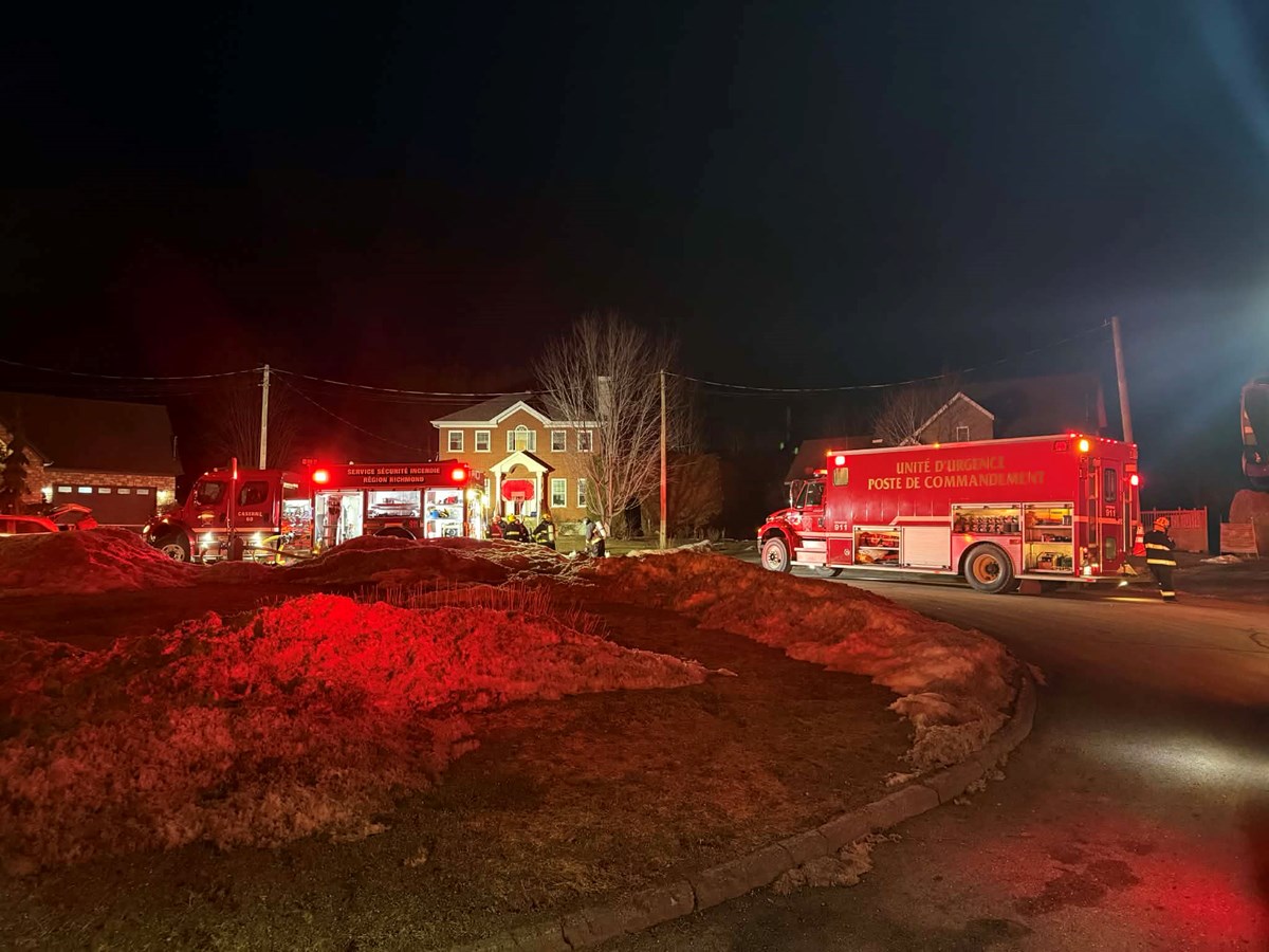 Incendie rue Goupil à Richmond : des dommages considérables