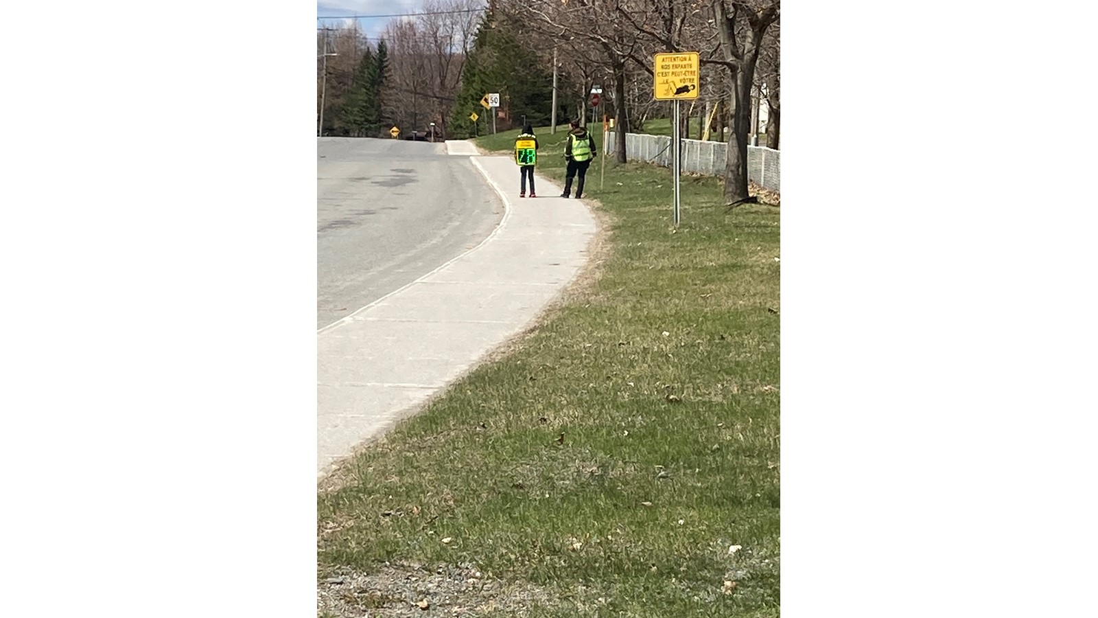 Une opération « radar vivant » réalisée aux abords de l’école ADS à Danville