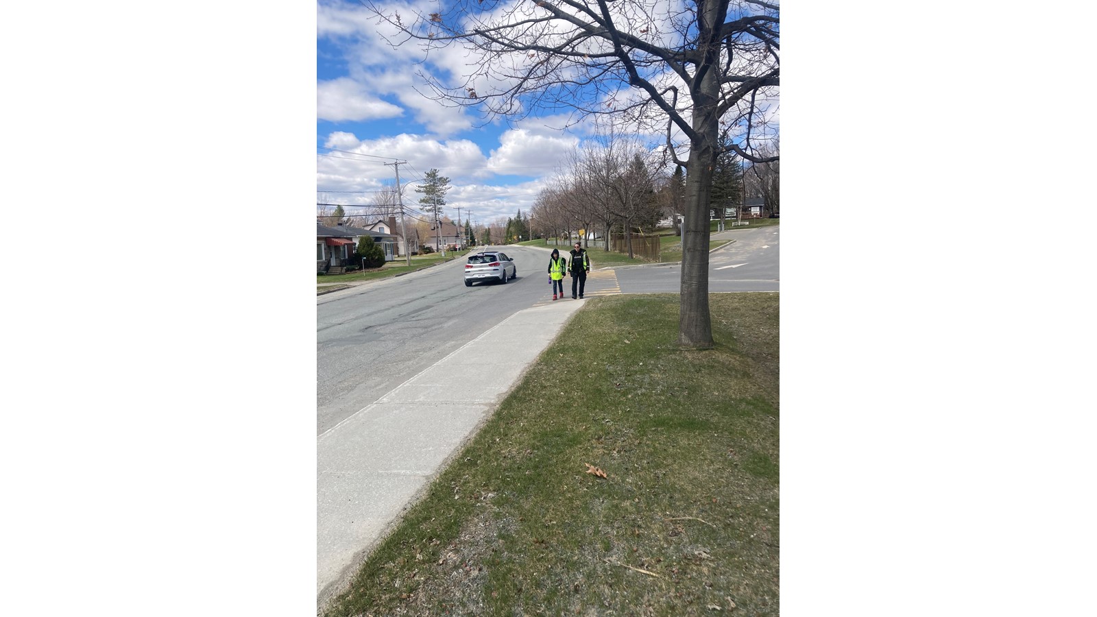 Une opération « radar vivant » réalisée aux abords de l’école ADS à Danville