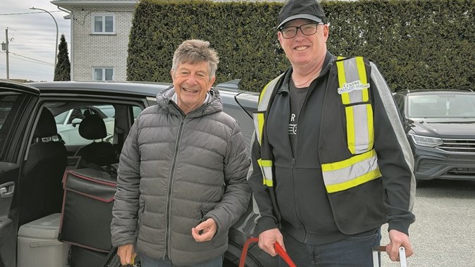 Ghislain Pinard et Pierre Benoit.