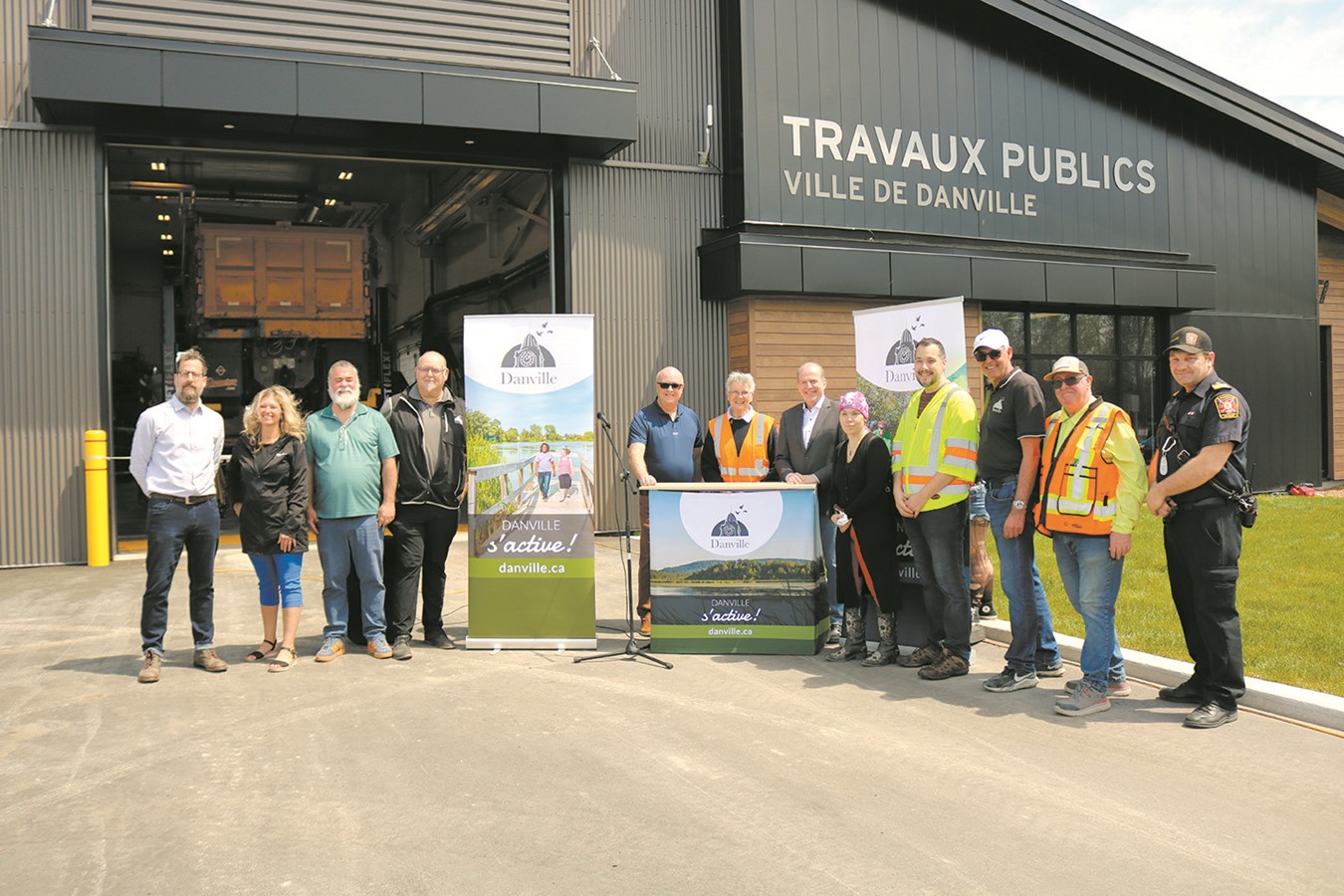 Le nouveau garage municipal intègre plusieurs éléments favorisant l’économie des ressources et la réduction de l’empreinte environnementale