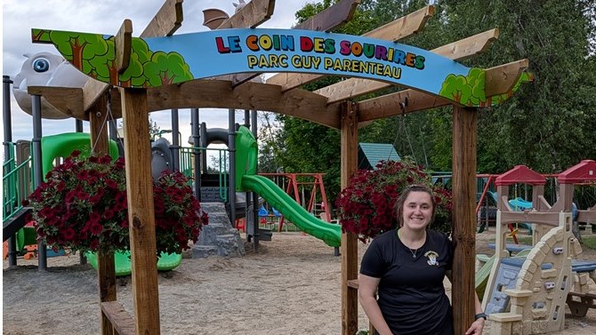 Ariane Vallières propriétaire de la cantine Reine de la Patate de Danville