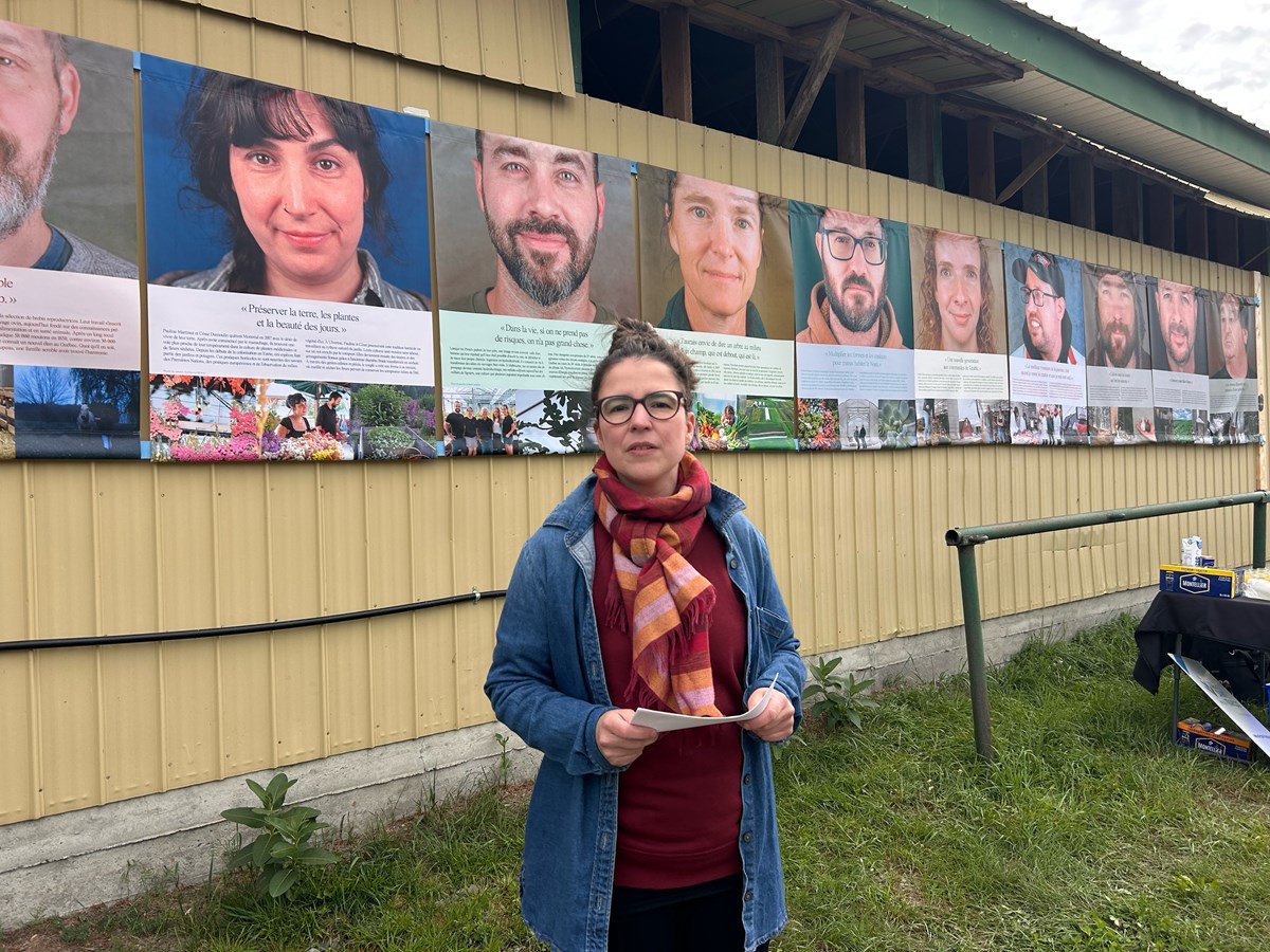 Véronique Gagnon, agente de développement agroalimentaire à la MRC du Val-Saint-François.