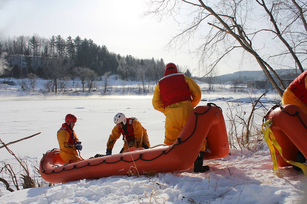 Exercice de sauvetage