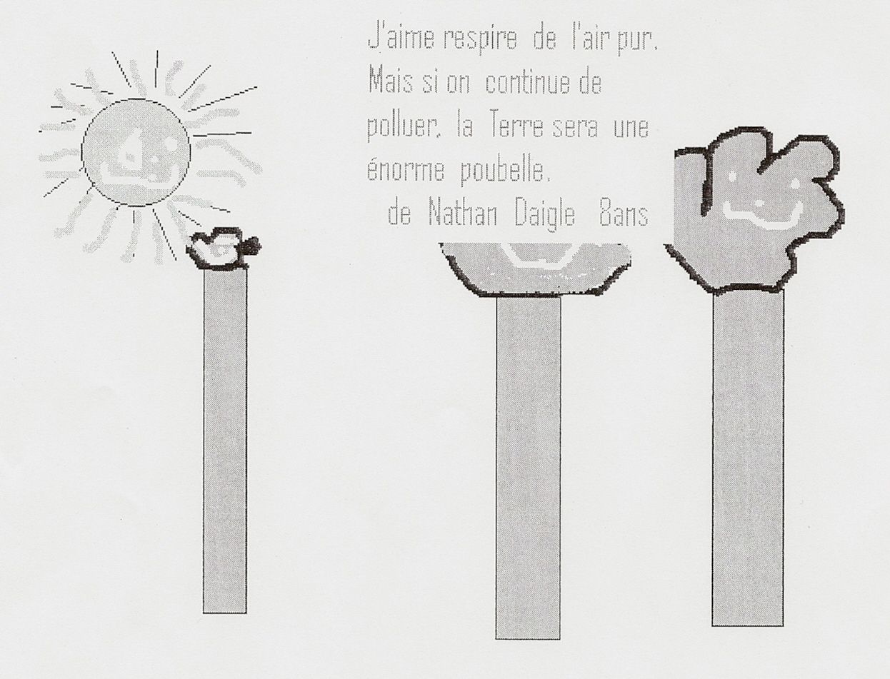 Jour de la terre - Classe de Sophie Caron, 2è année, École St-Philippe