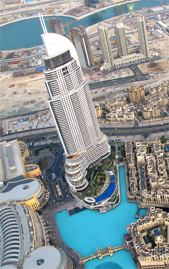 Vue sur Dubaï