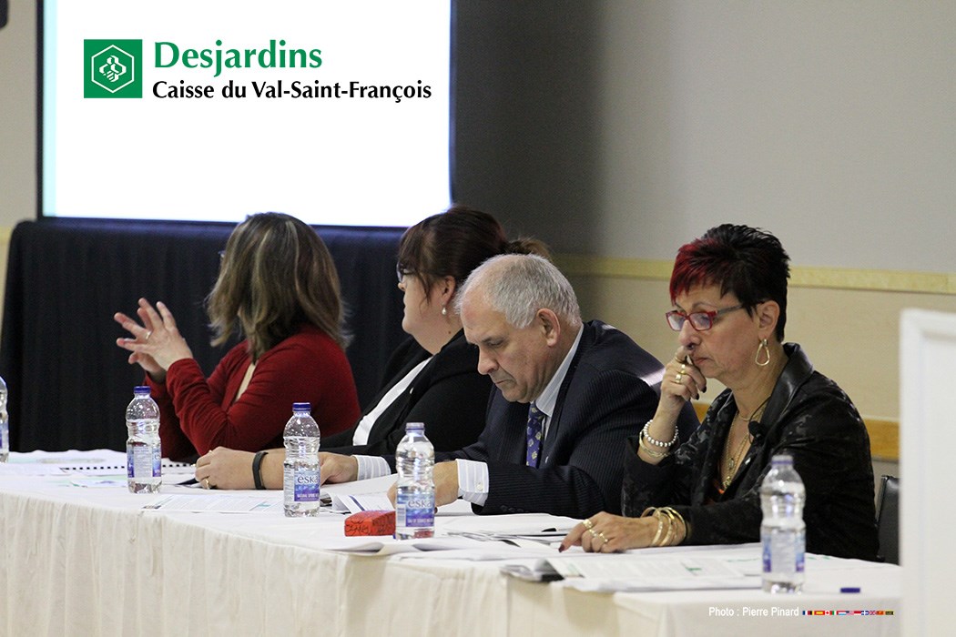1re réunion général de la Caisse du Val-Saint-François
