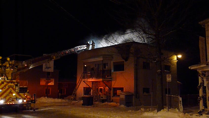 Incendie a la friperie rue St Georges