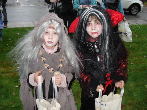 Halloween sur la rue Ambroise-Dearden