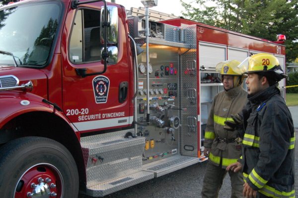 Début d'incendie à Saint-François-Xavier-de-Brompton