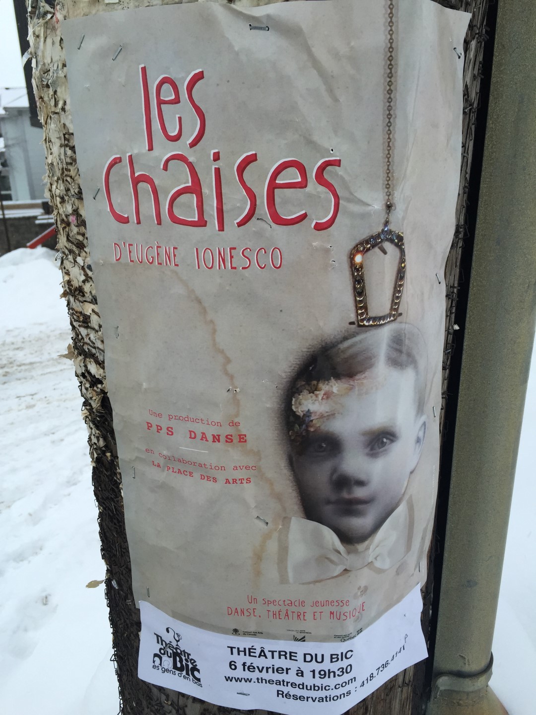 La pièce de théâtre «Les chaises» d'Eugène Ionesco à 19h30 au Théâtre du Bic