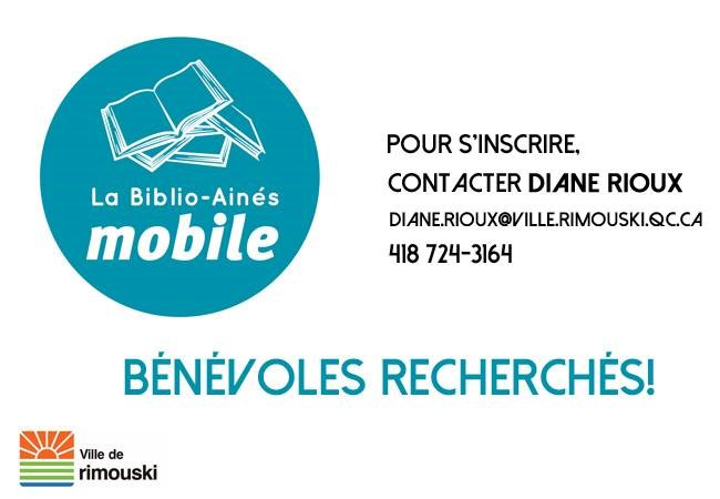 Bénévoles recherchés pour la Biblio-Aînés