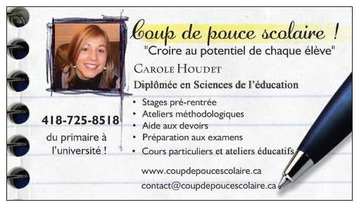 Coup de pouce scolaire: Quand l'enseignement est une vocation