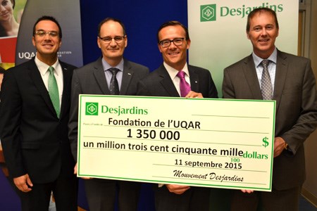 Un don historique pour l'UQAR 