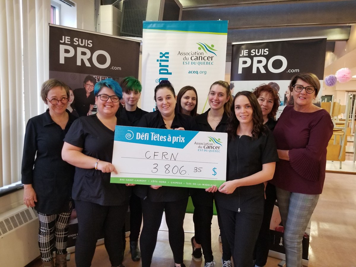 Le centre de formation Rimouski-Neigette appuie l'Association du cancer 