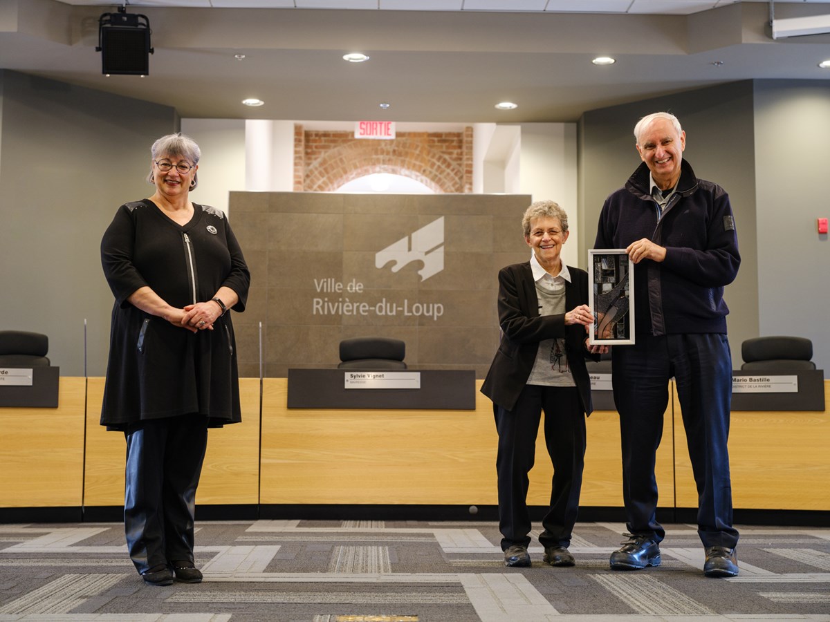 Richard Levesque et Andrée Côté reçoivent le Mérite municipal Yves-Godbout
