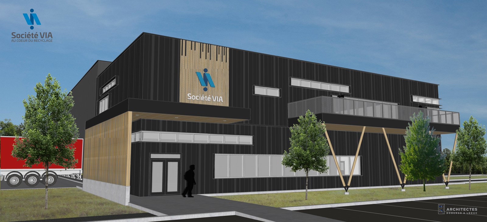 Société VIA inaugure son nouveau centre de tri à Rivière-du-Loup 