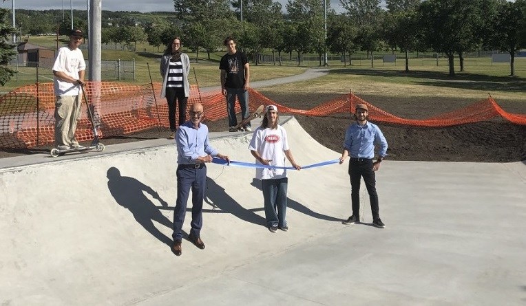 Le module de planche à roulettes au complexe sportif Guillaume-Leblanc maintenant accessible