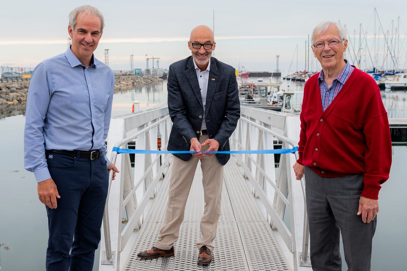 La Ville de Rimouski dévoile officiellement ses infrastructures portuaires à la marina 
