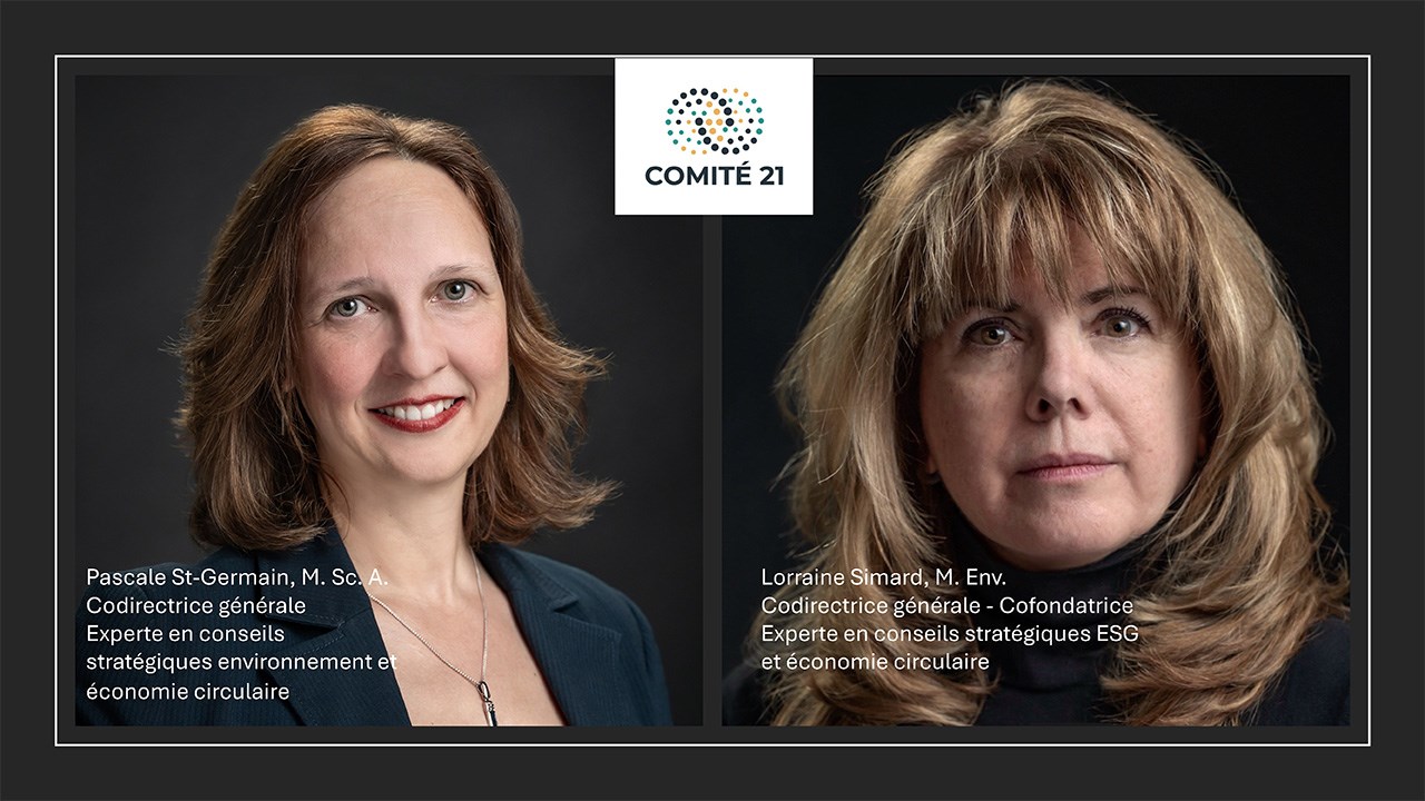 La codirection générale, un modèle de leadership bicéphale innovant, inspirant et rassembleur au Comité 21
