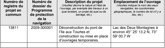 Tableau appel d'offres