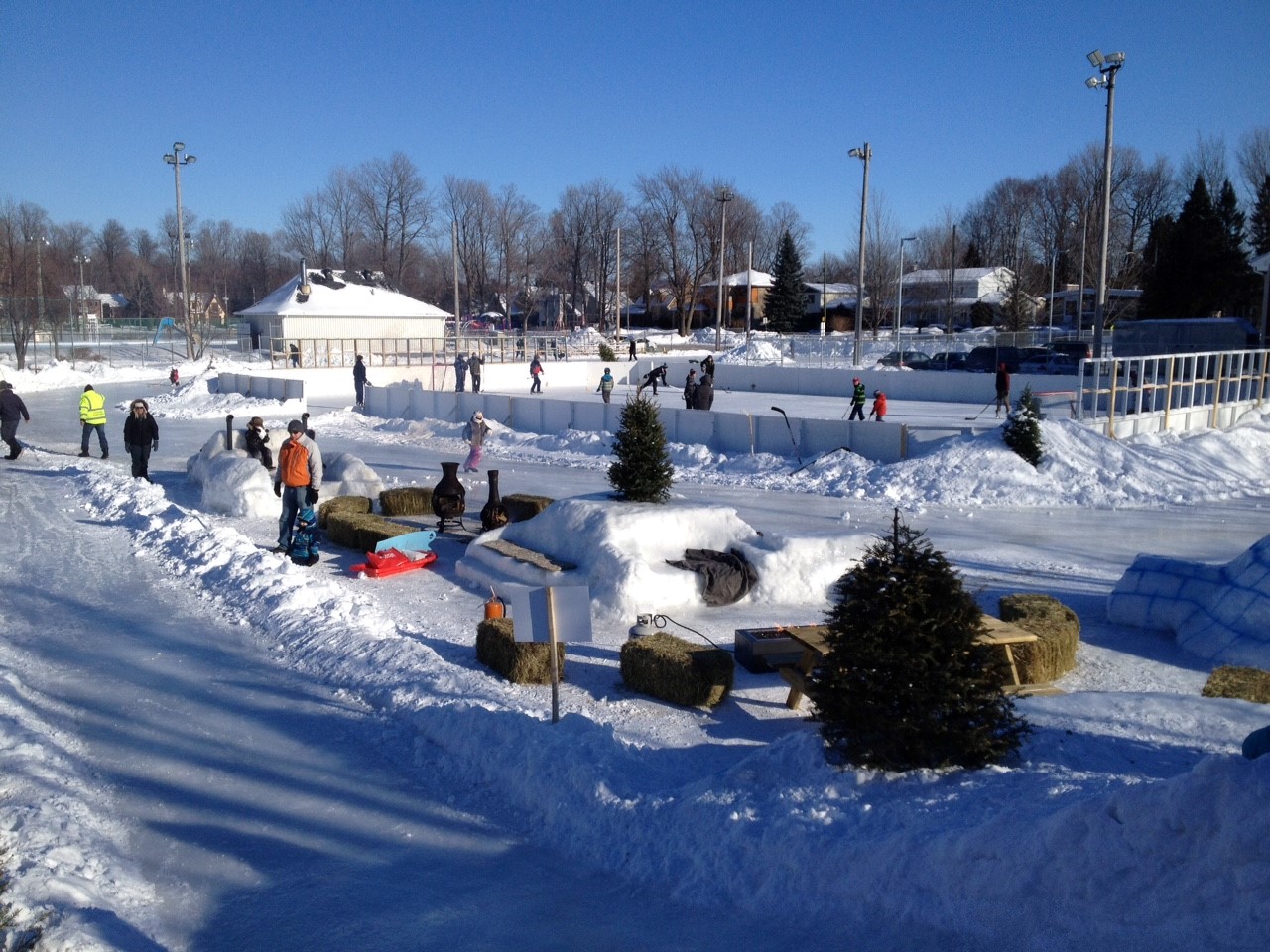 Une “Terrasse...sur glace” sous un froid intense