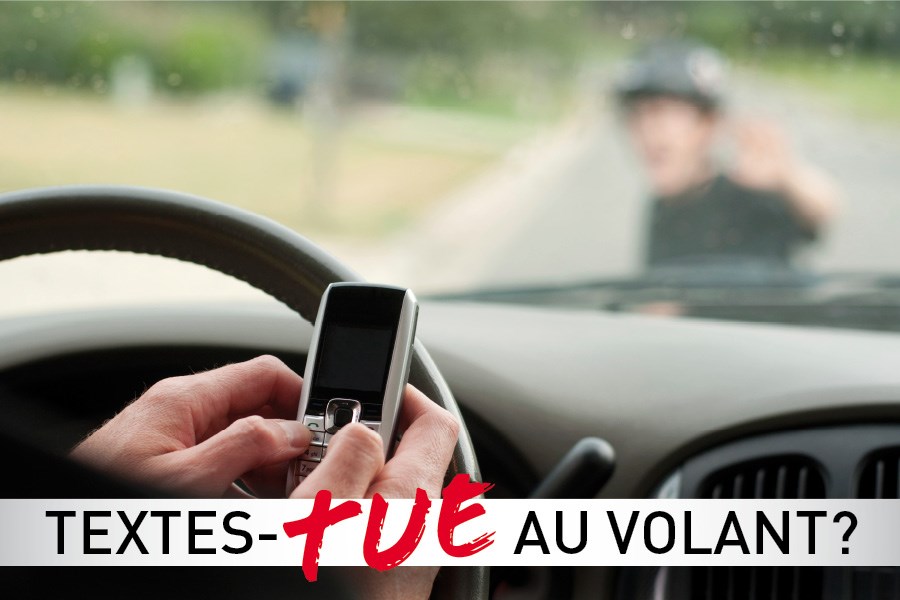 Texter en conduisant augmente jusqu’à 23 fois le risque de collision