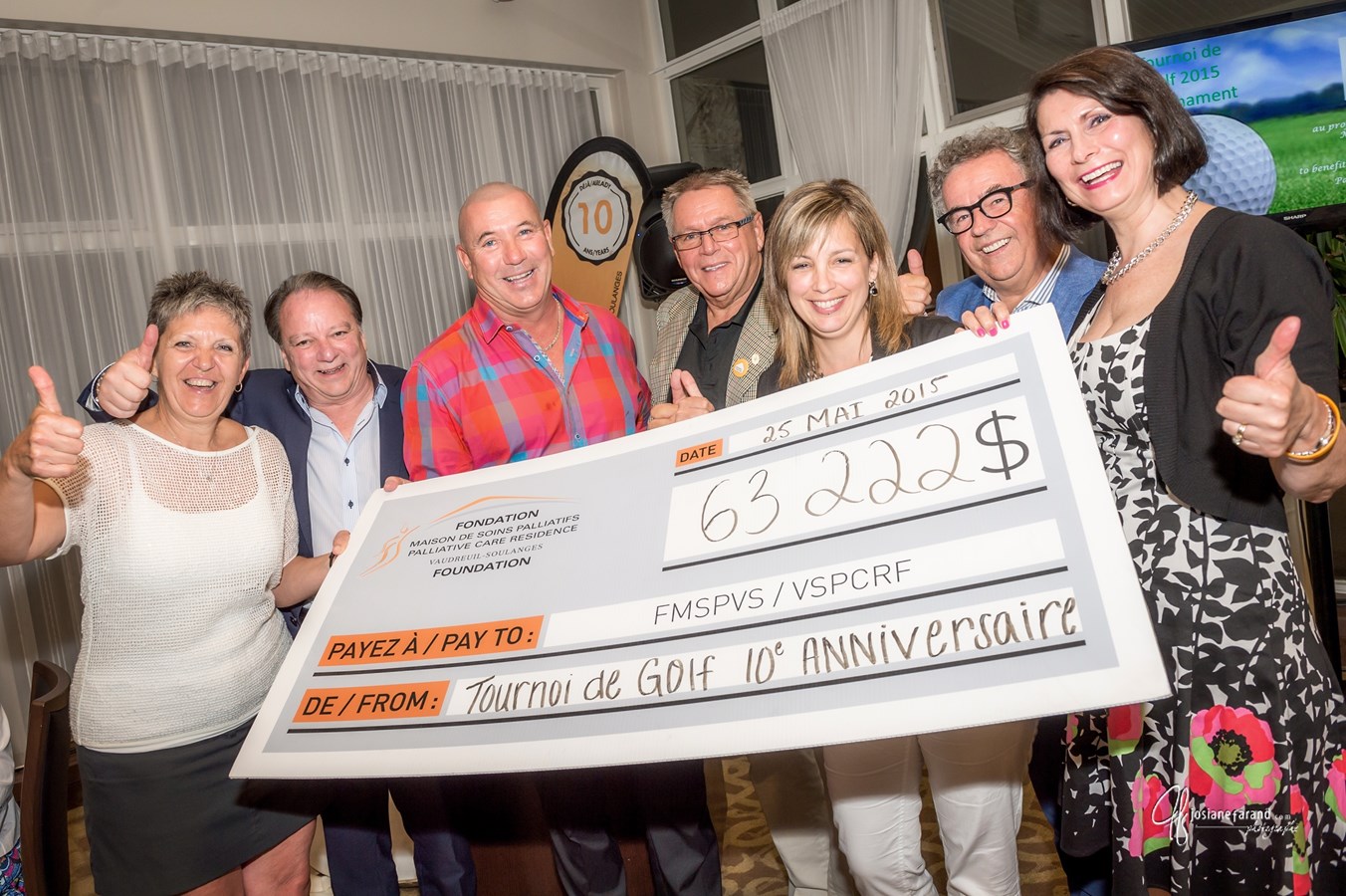 Un tournoi de golf qui rapporte plus de 63 000 $ à la Fondation de la Maison de soins palliatifs