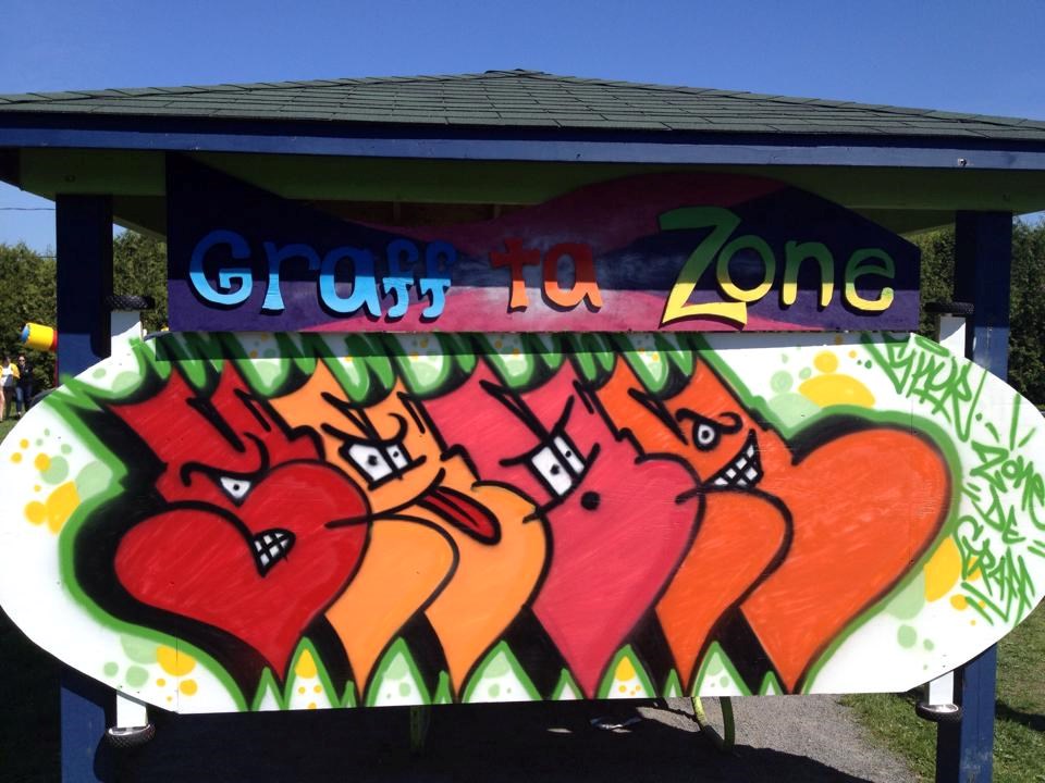 Nouveau mur de graffiti dans la région!