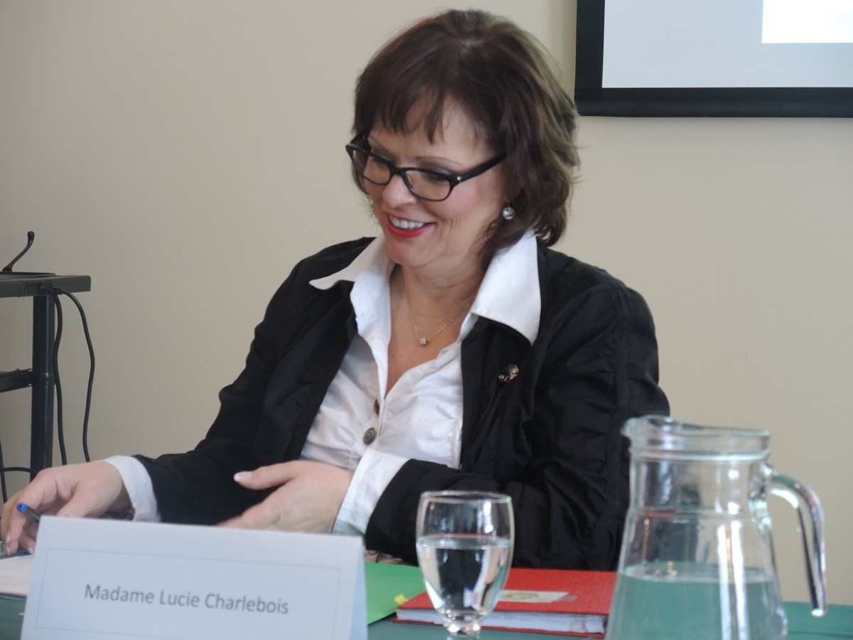 Lucie Charlebois se dit heureuse du bilan de son gouvernement