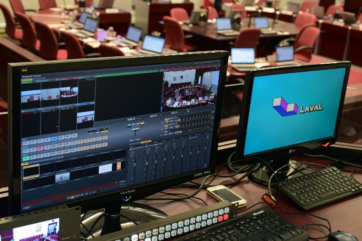 MaestroVision et Csur la télé en partenariat pour la webdiffusion du conseil de ville de Laval