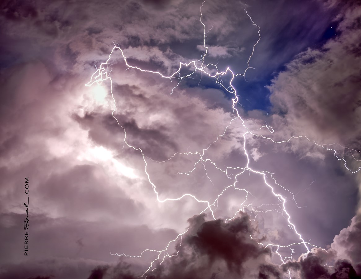 Les orages en images…