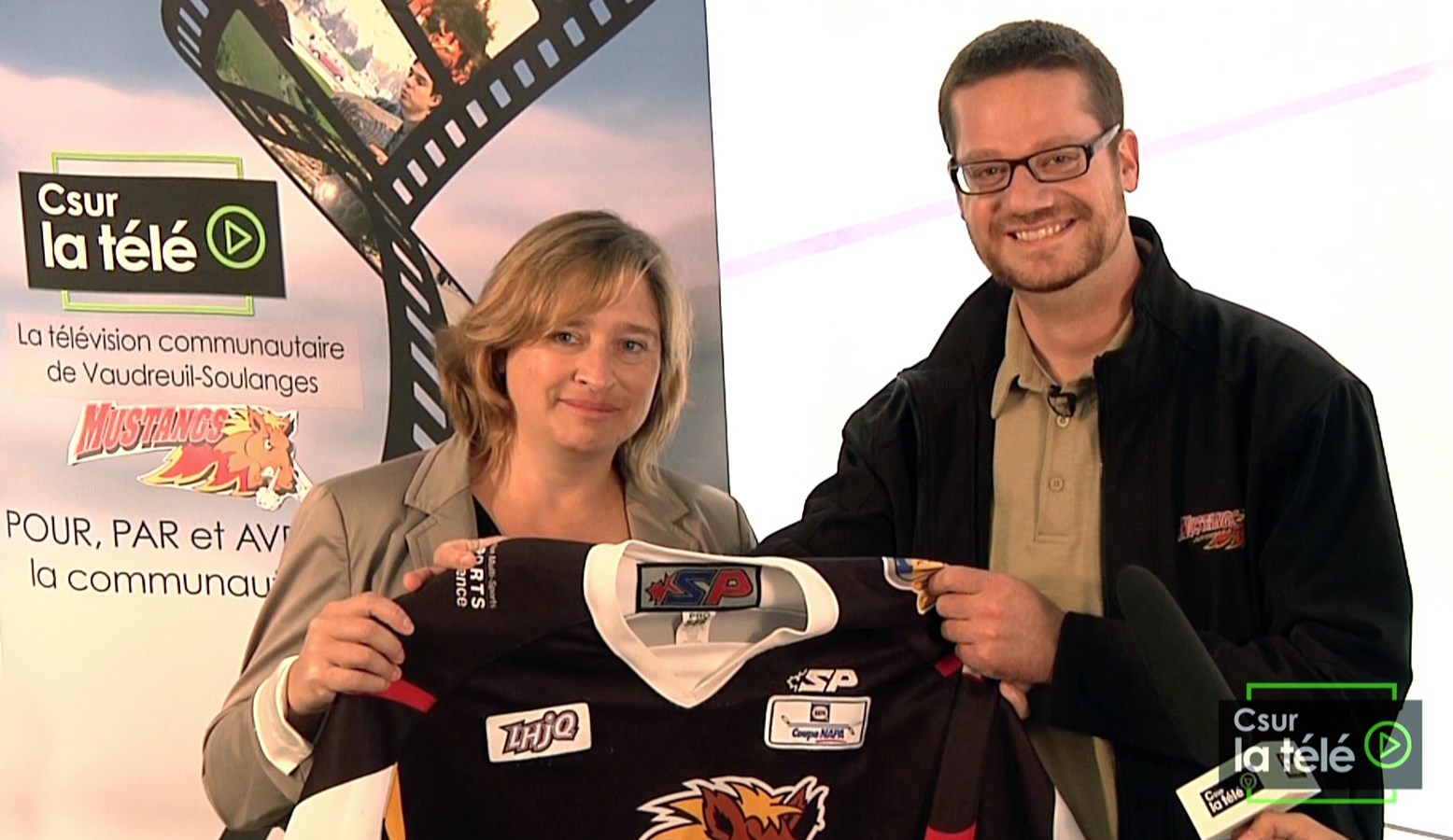 Csur la télé et les Mustangs de Vaudreuil-Dorion signent un partenariat