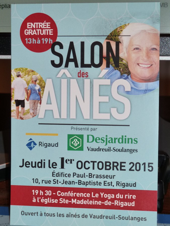 Semaine et Salon des aînés destinés à tous les aînés de Vaudreuil-Soulanges