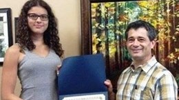 La Ville de Saint-Lazare salue le courage d’une résidente de 14 ans, Layla Mijnsbergen