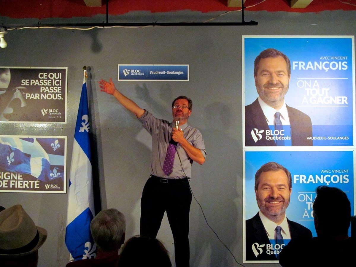 Le bloquiste Vincent François lance officiellement sa campagne dans Vaudreuil-Soulanges