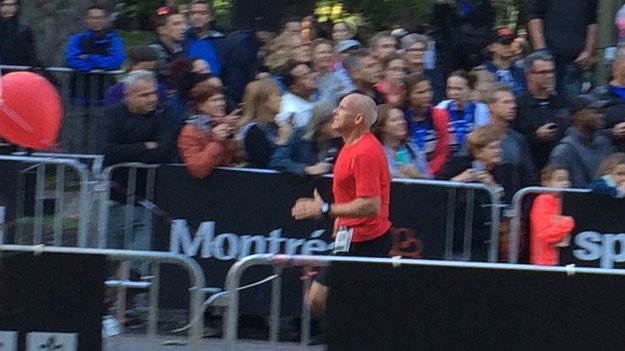 Une 14e place, pas mal pour un deuxième demi-marathon à vie!