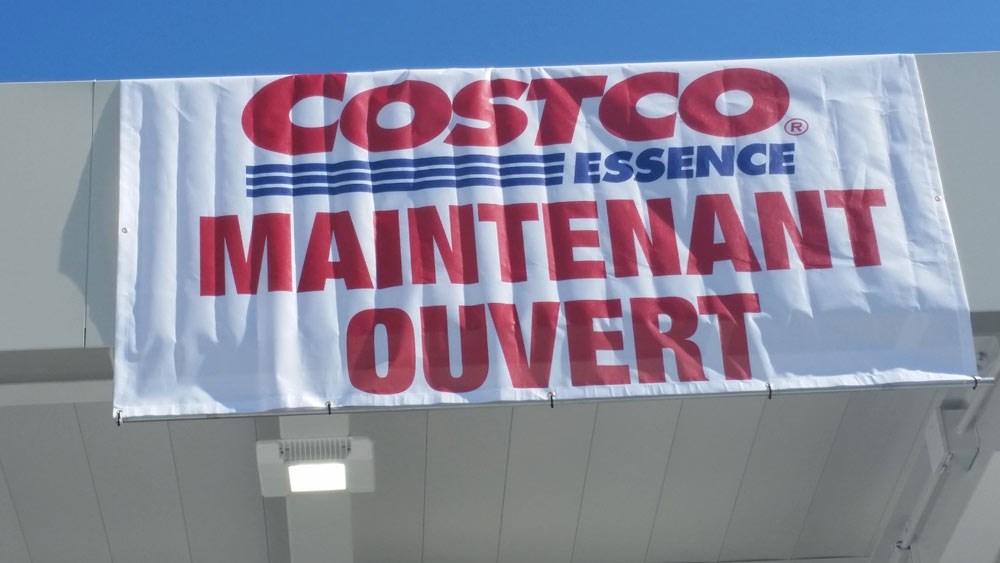Première cliente chez Costco à Vaudreuil!