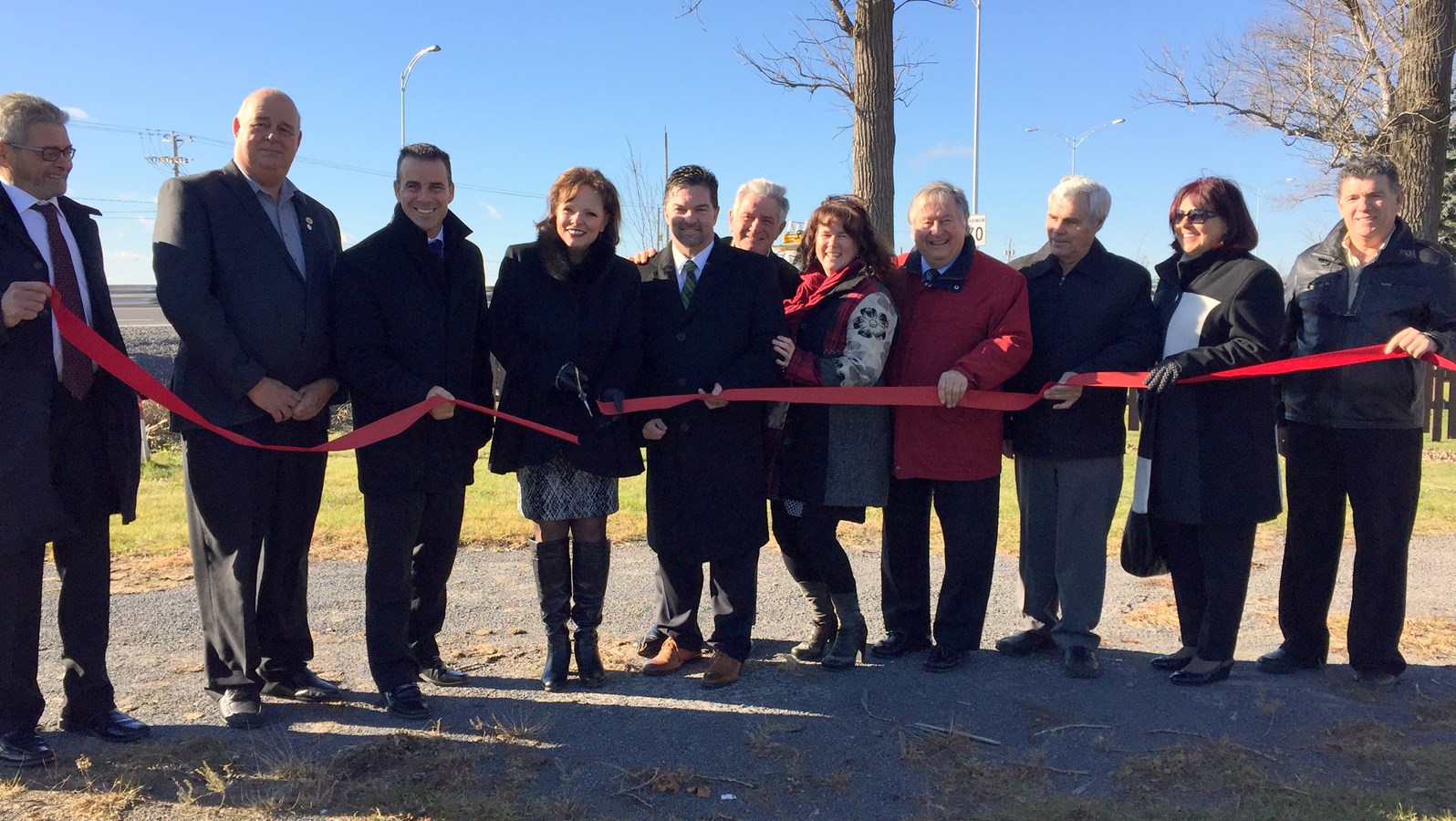 Inauguration de l’élargissement du pont Monseigneur-Langlois