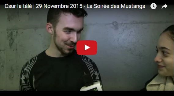 Du bon hockey des Mustangs sur Csur la Télé